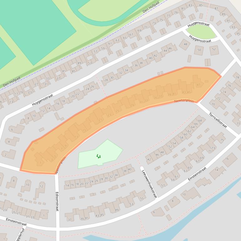 Kaart van postcodegebied 5283JH.