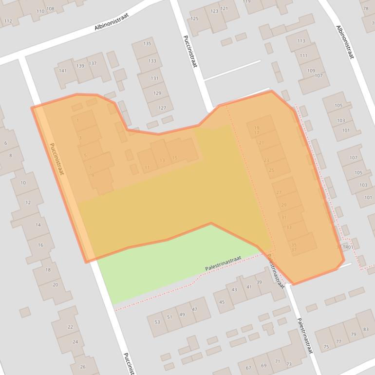 Kaart van postcodegebied 5283JS.