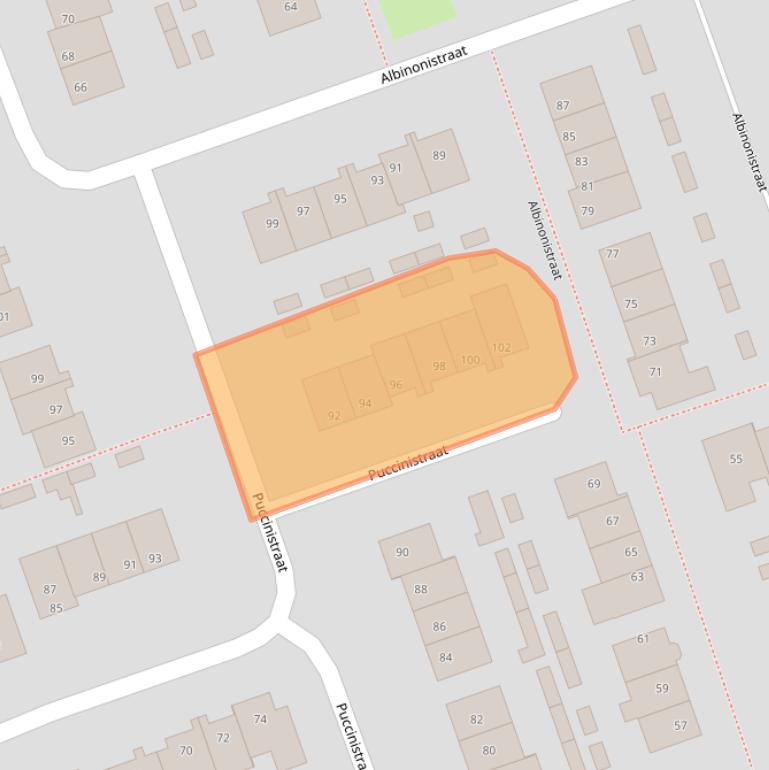 Kaart van postcodegebied 5283JZ.