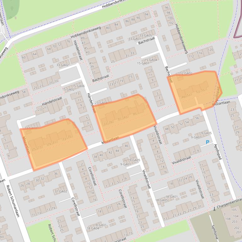 Kaart van postcodegebied 5283KB.