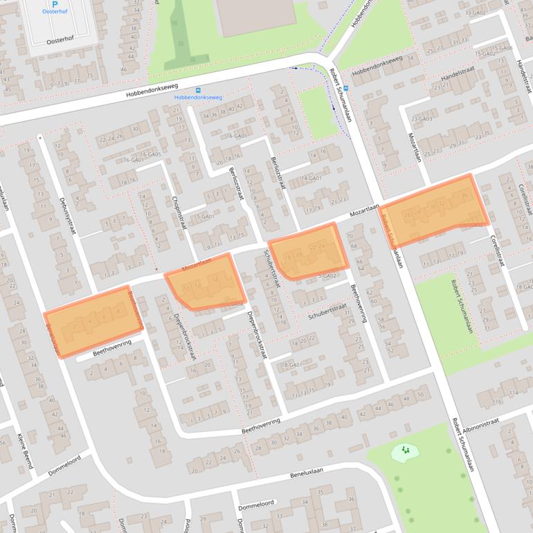 Kaart van postcodegebied 5283KC.