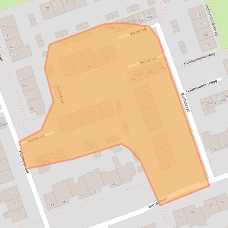 Kaart van postcodegebied 5283KK.