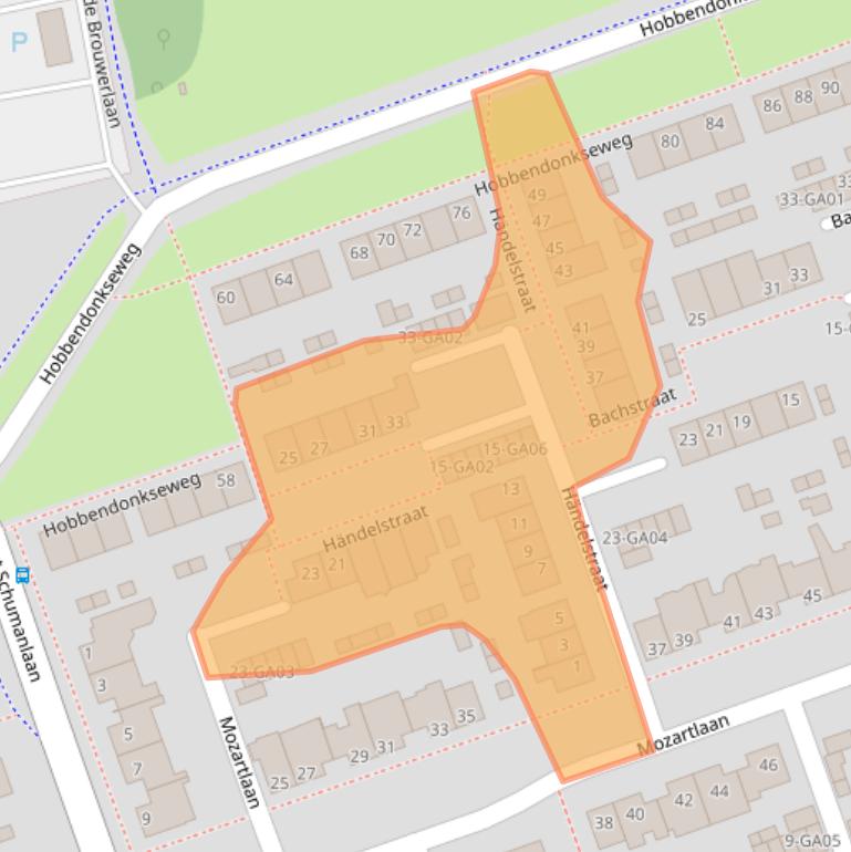 Kaart van postcodegebied 5283KM.