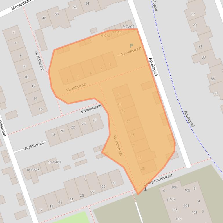 Kaart van postcodegebied 5283KP.