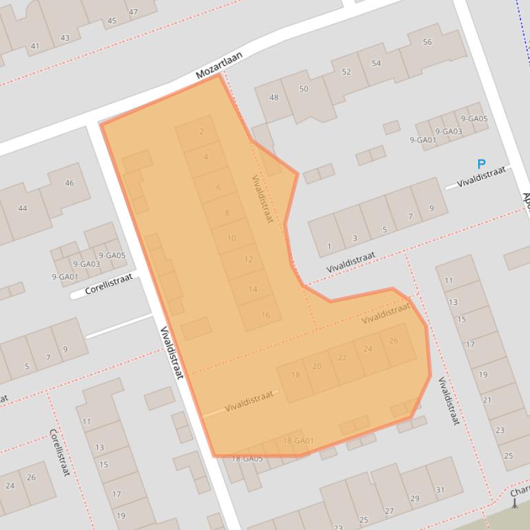 Kaart van postcodegebied 5283KR.