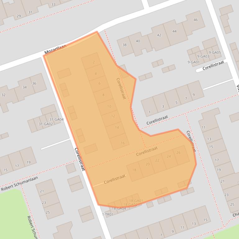 Kaart van postcodegebied 5283KW.