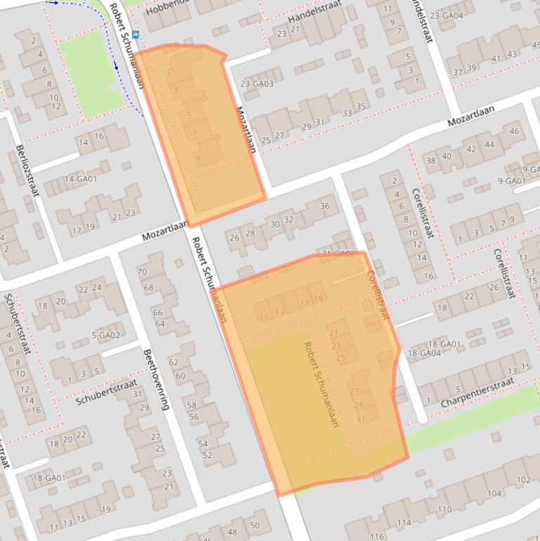 Kaart van postcodegebied 5283KX.