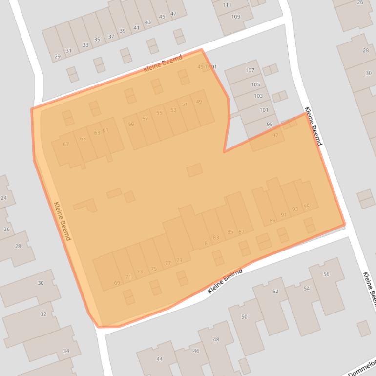 Kaart van postcodegebied 5283LR.