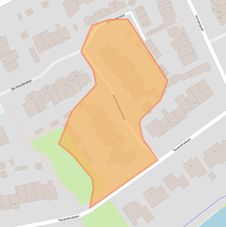 Kaart van postcodegebied 5283MD.