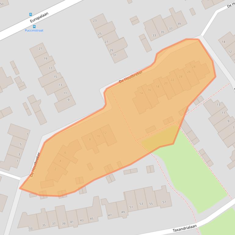 Kaart van postcodegebied 5283MG.