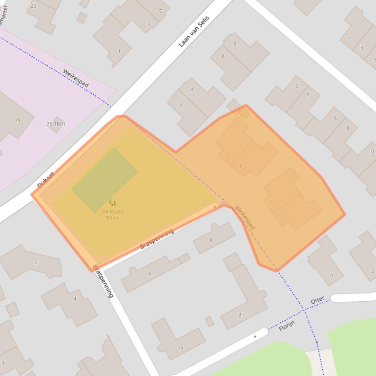 Kaart van postcodegebied 5283NA.