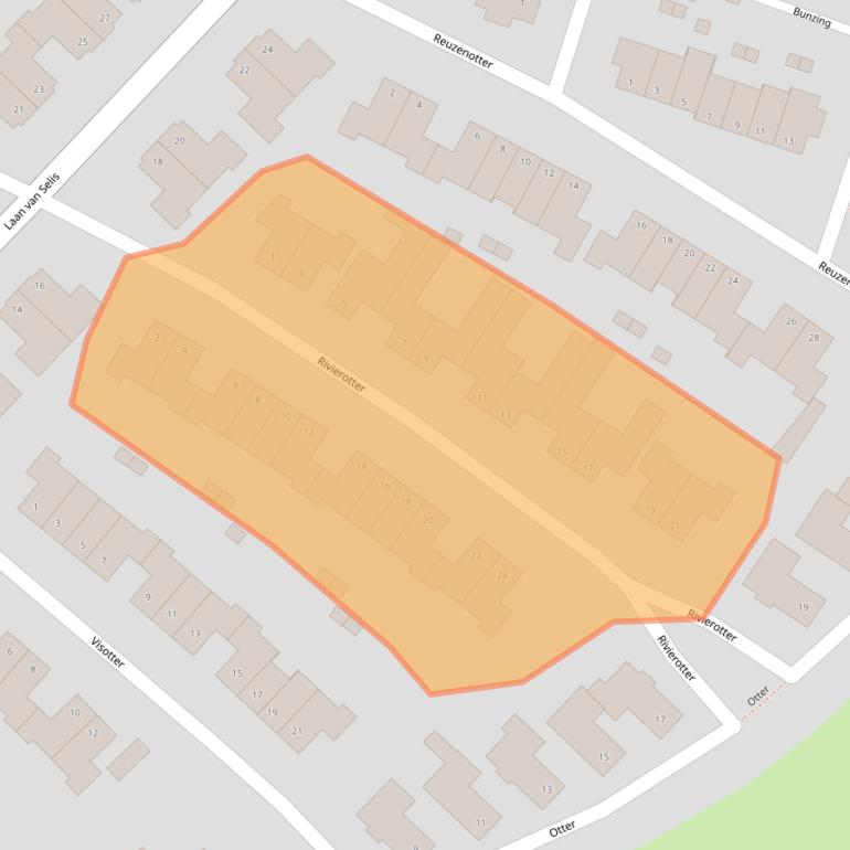 Kaart van postcodegebied 5283NC.