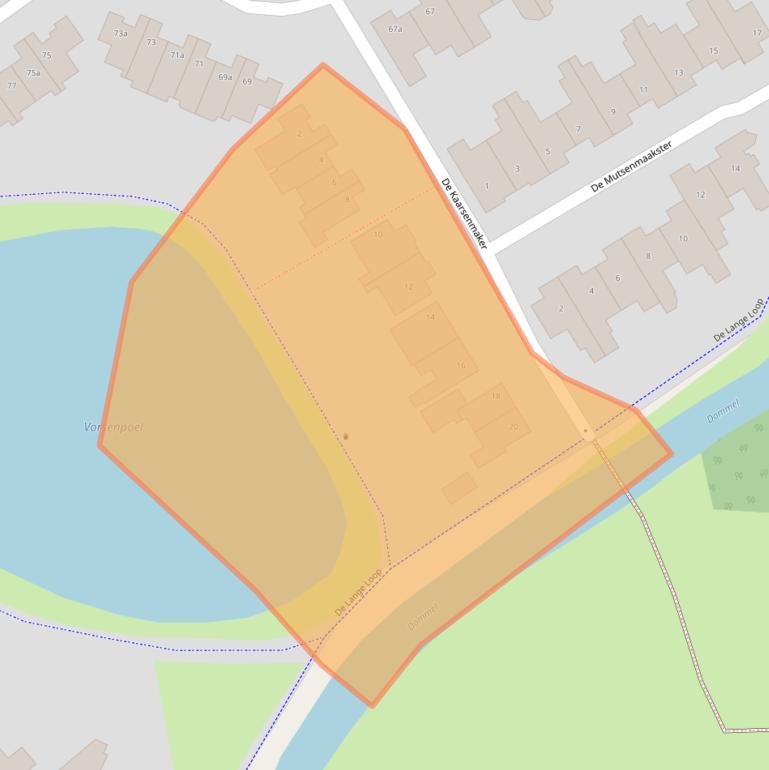 Kaart van postcodegebied 5283NK.