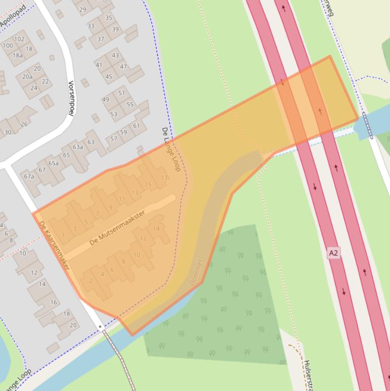 Kaart van postcodegebied 5283NR.