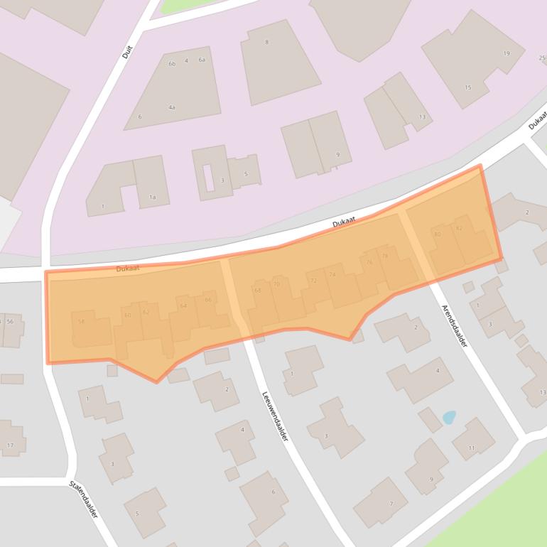 Kaart van postcodegebied 5283PL.