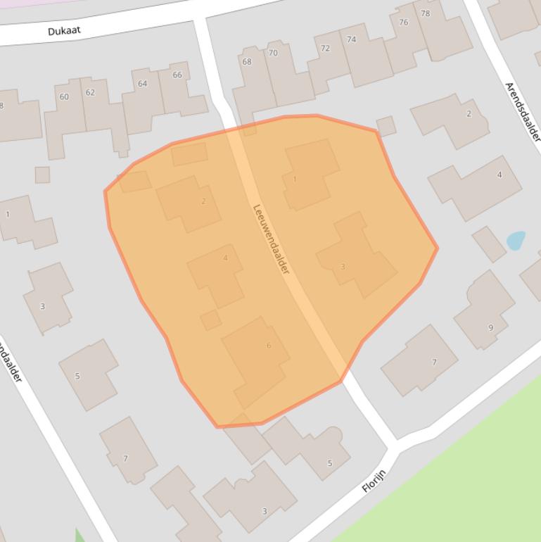 Kaart van postcodegebied 5283PP.