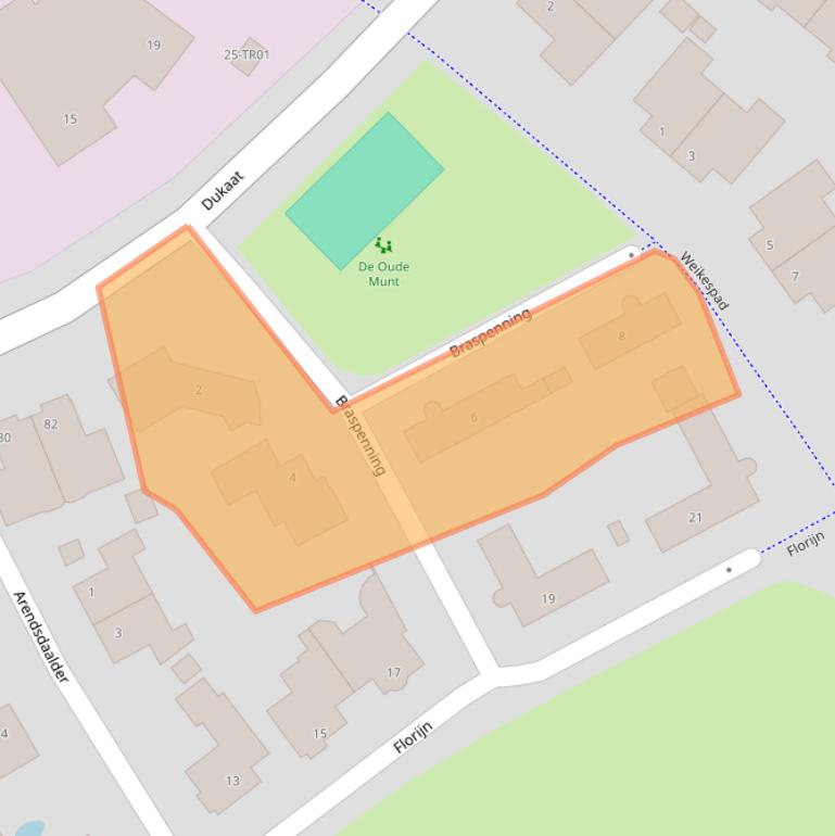 Kaart van postcodegebied 5283PT.