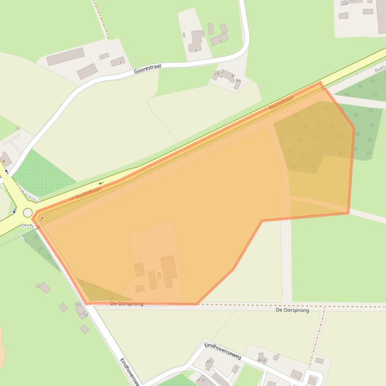 Kaart van postcodegebied 5283RC.