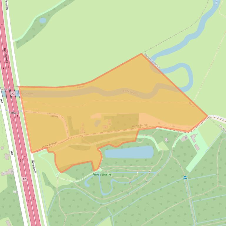 Kaart van postcodegebied 5283SH.