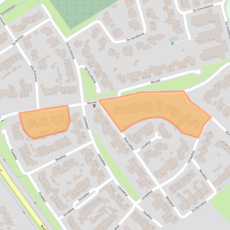 Kaart van postcodegebied 5283TN.