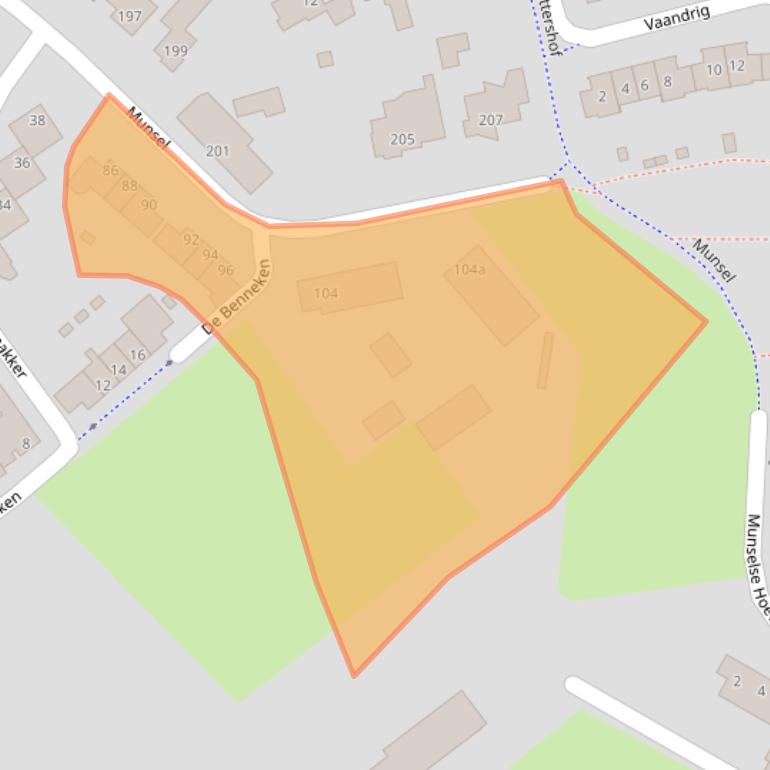 Kaart van postcodegebied 5283TP.