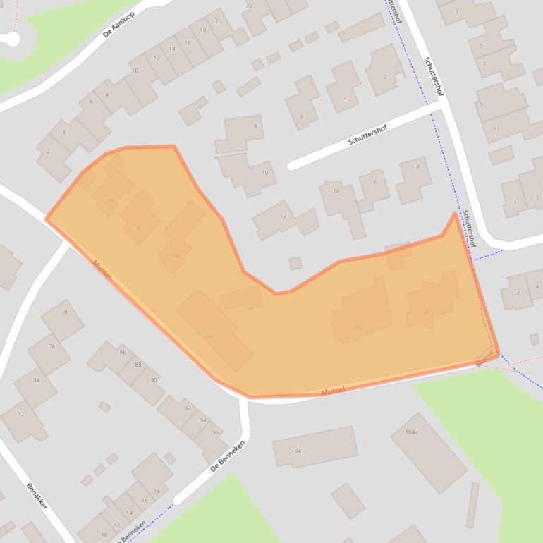 Kaart van postcodegebied 5283TT.