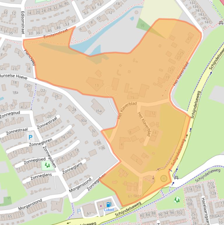 Kaart van postcodegebied 5283TV.