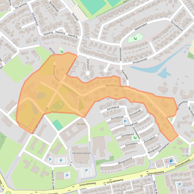 Kaart van postcodegebied 5283TZ.