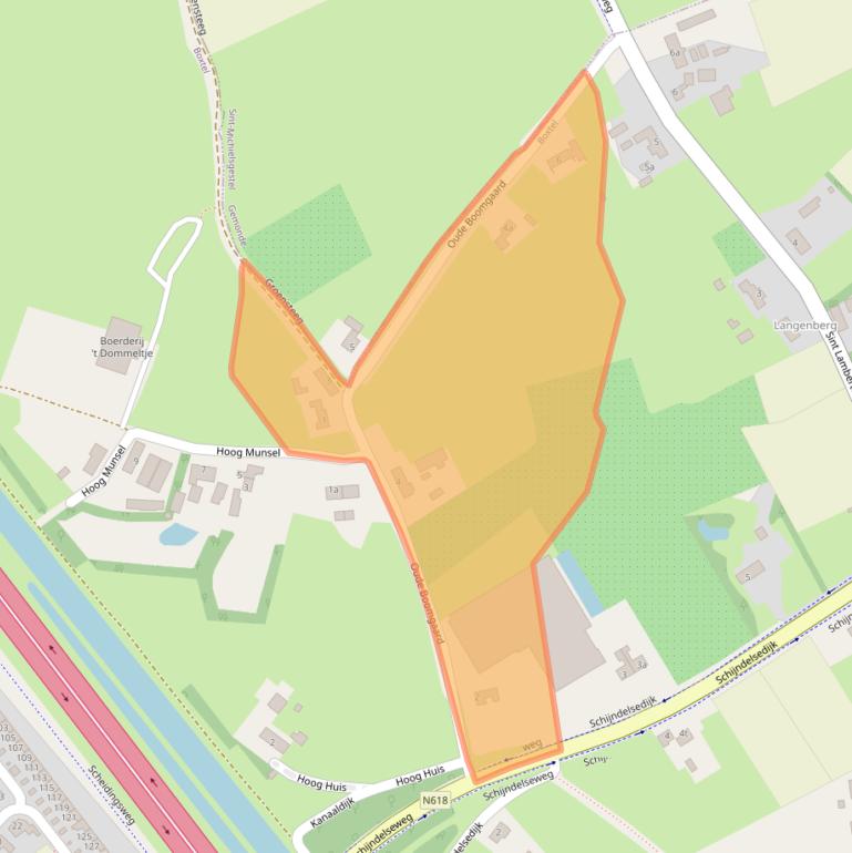 Kaart van postcodegebied 5283VV.