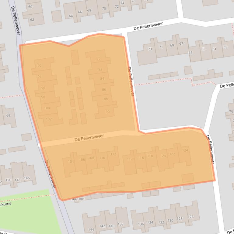 Kaart van postcodegebied 5283XN.