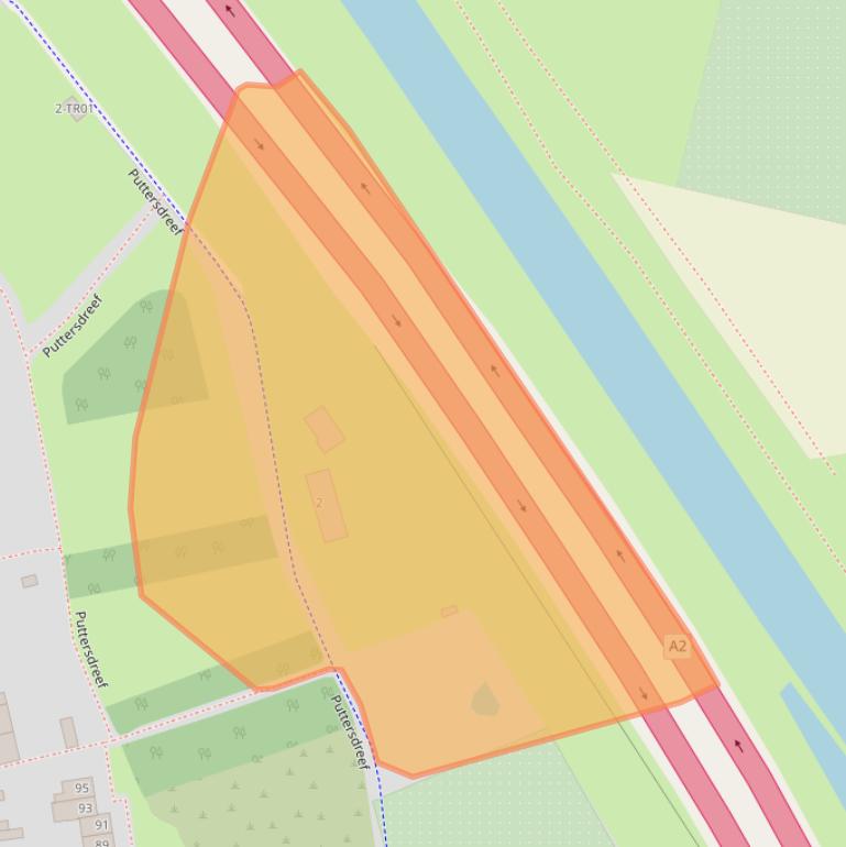 Kaart van postcodegebied 5283XX.