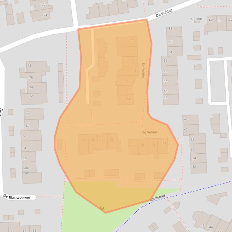 Kaart van postcodegebied 5283ZC.