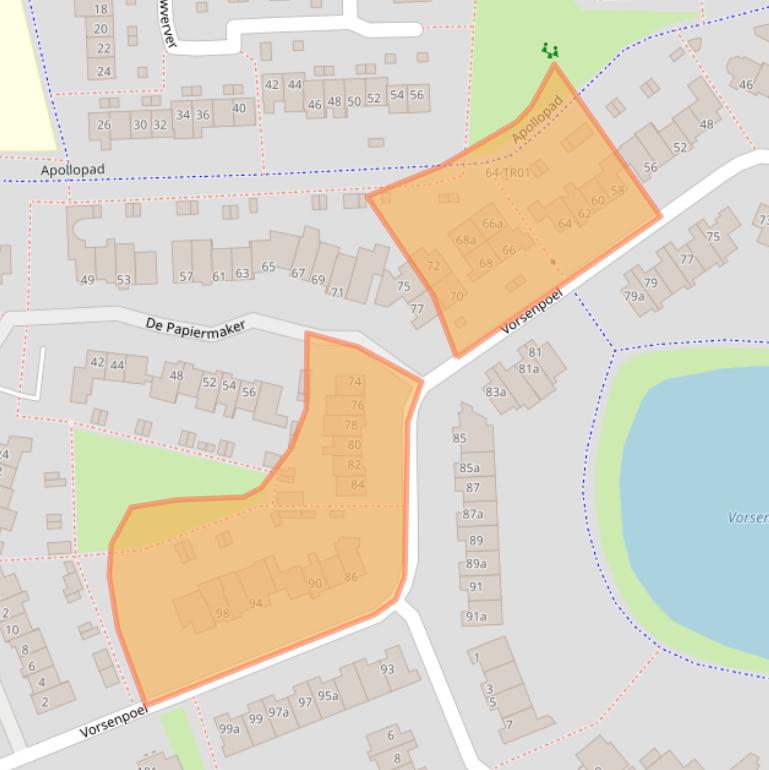 Kaart van postcodegebied 5283ZL.