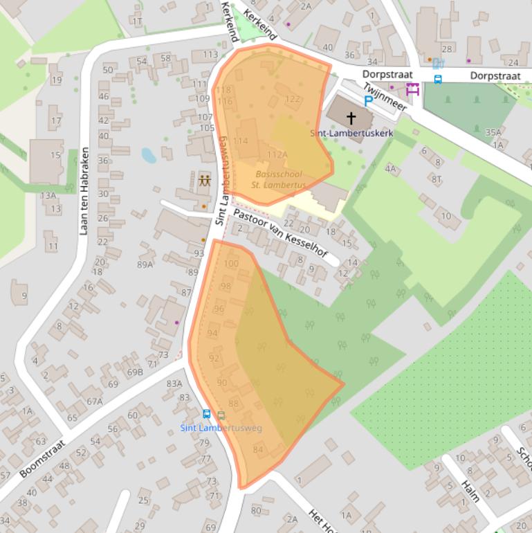 Kaart van postcodegebied 5291AD.