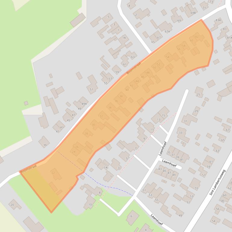 Kaart van postcodegebied 5291AG.