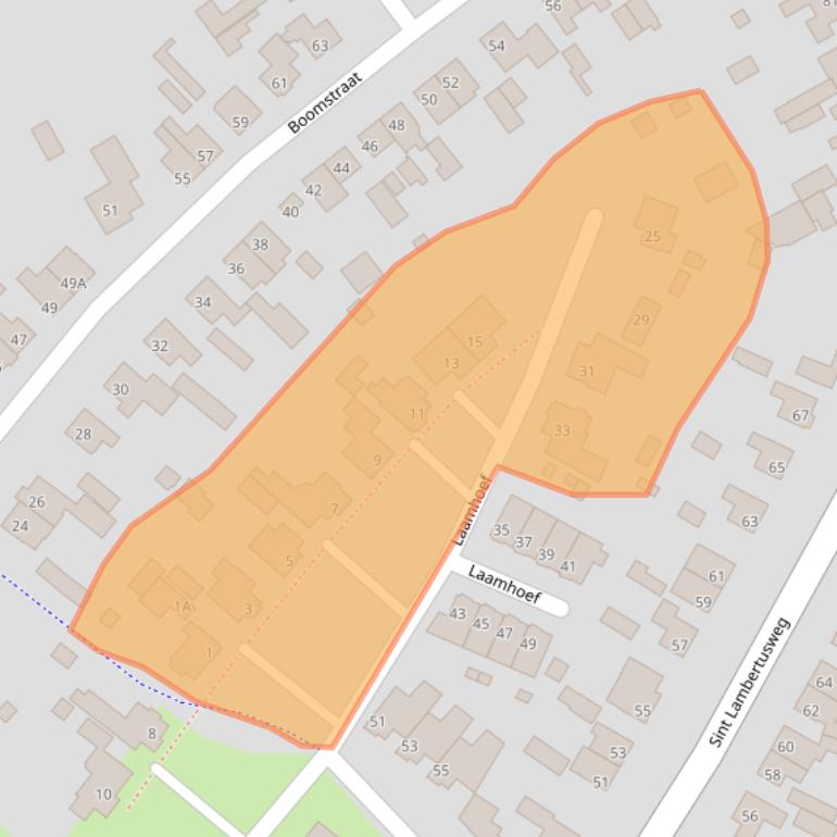 Kaart van postcodegebied 5291AN.