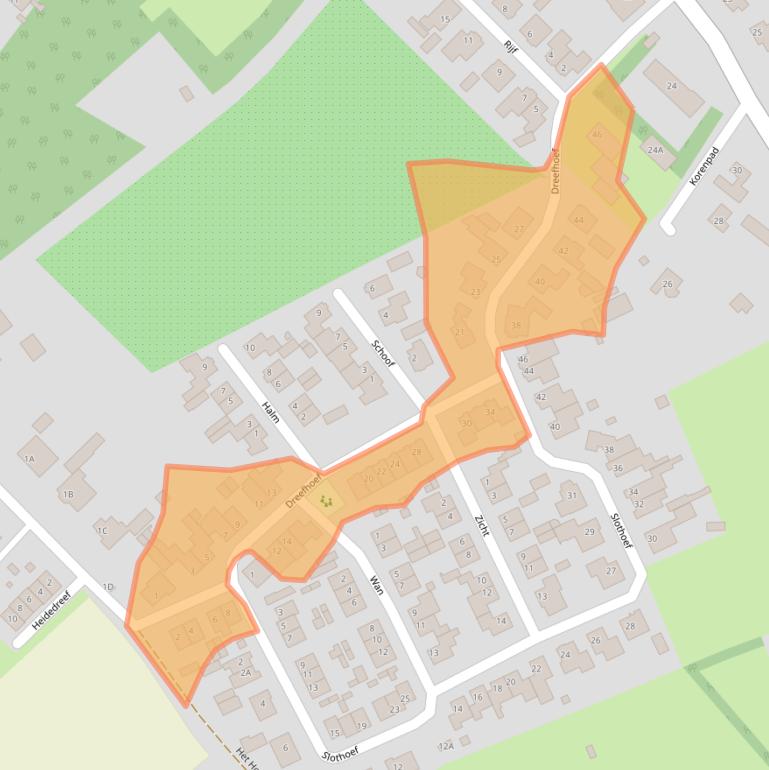 Kaart van postcodegebied 5291NN.
