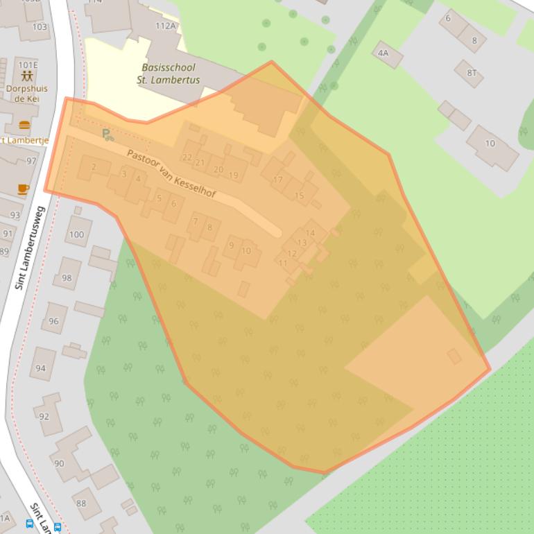 Kaart van postcodegebied 5291NT.