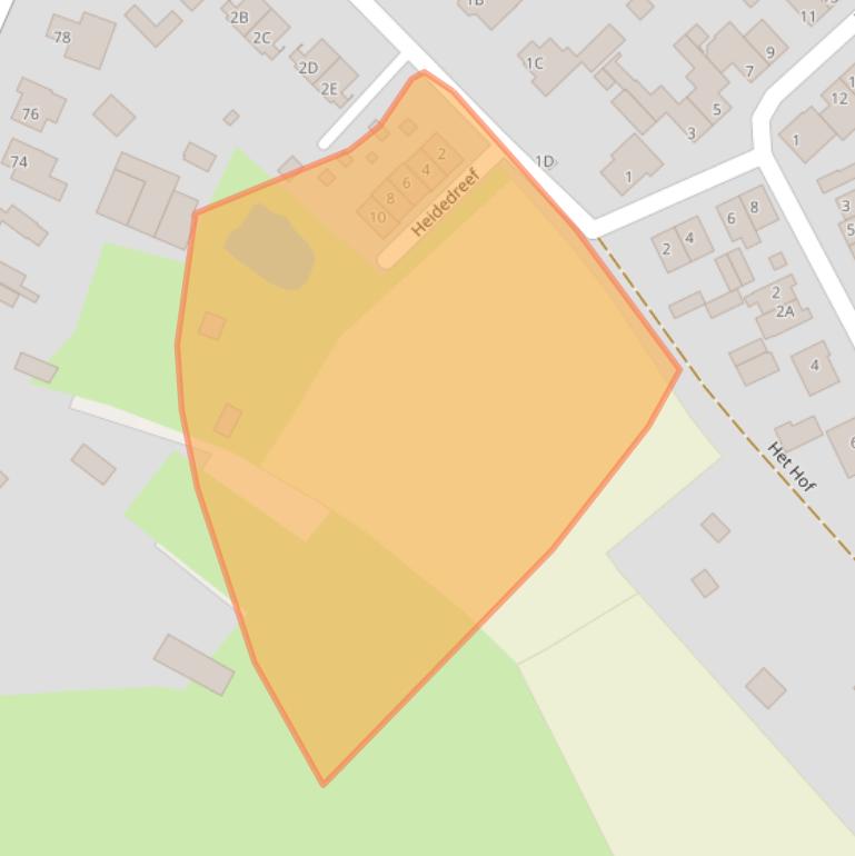 Kaart van postcodegebied 5291NX.