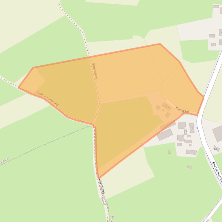 Kaart van postcodegebied 5291PG.