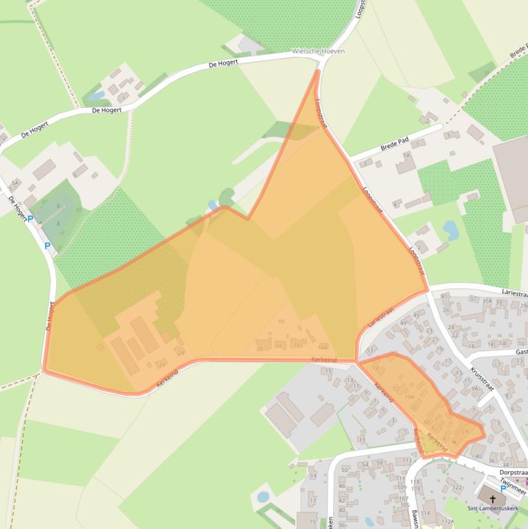 Kaart van postcodegebied 5293AB.