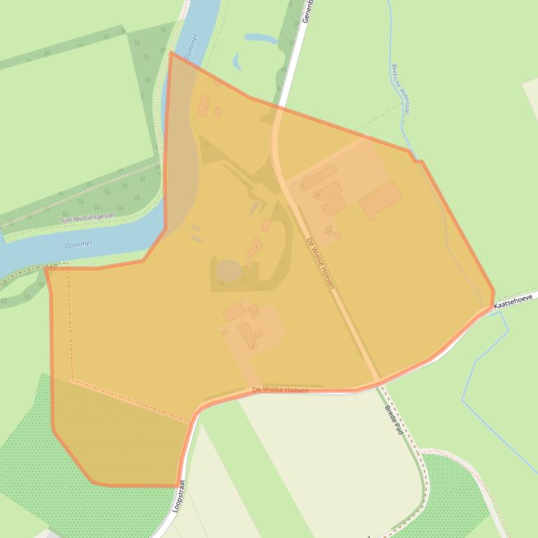 Kaart van postcodegebied 5293ND.