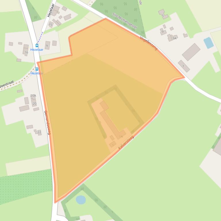 Kaart van postcodegebied 5293NJ.