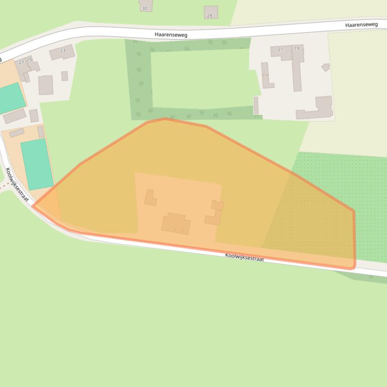 Kaart van postcodegebied 5296KD.