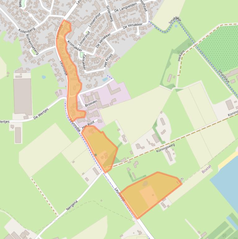 Kaart van postcodegebied 5296KX.