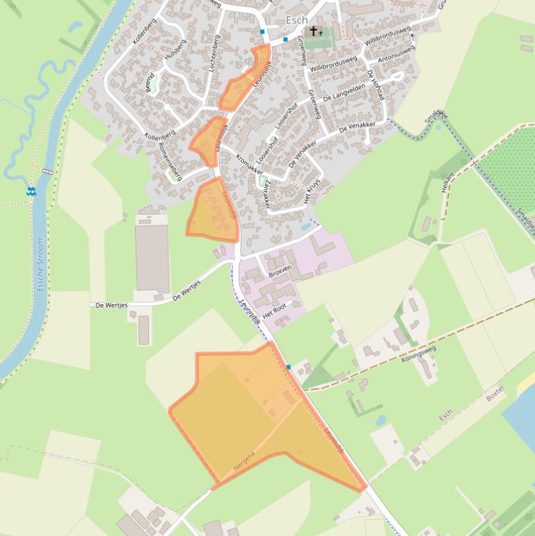 Kaart van postcodegebied 5296KZ.