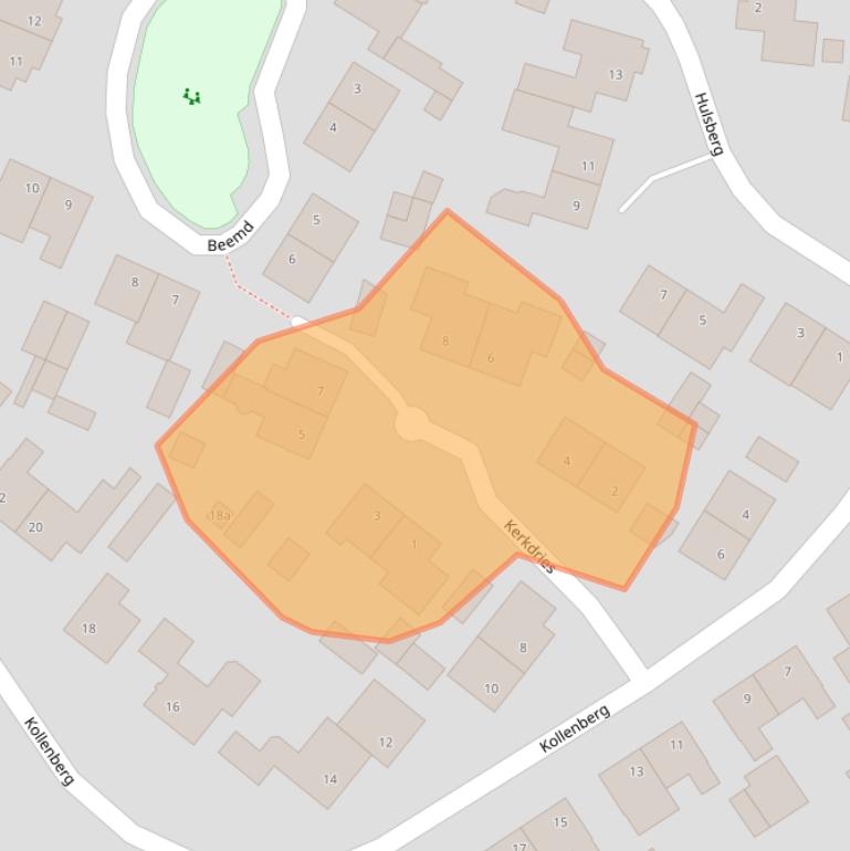 Kaart van postcodegebied 5296LG.