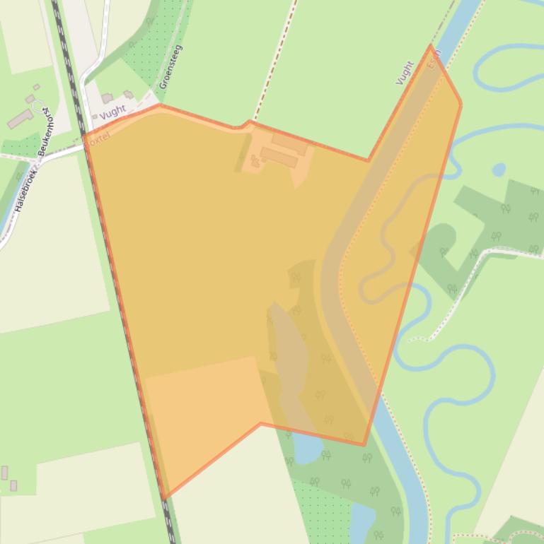 Kaart van postcodegebied 5296PA.