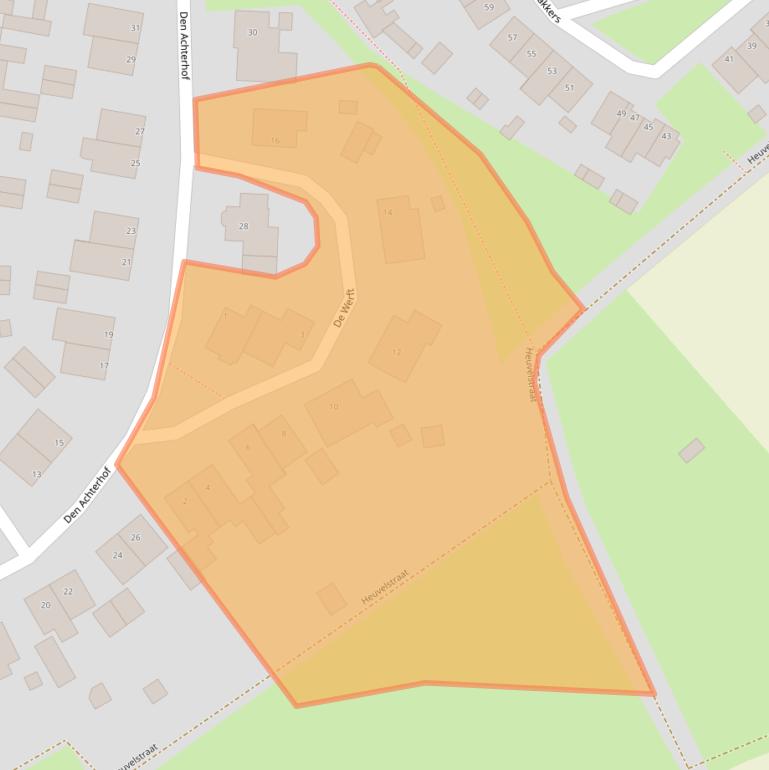 Kaart van postcodegebied 5298BK.