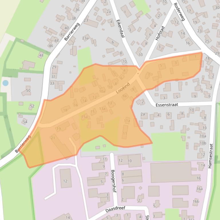 Kaart van postcodegebied 5298LX.